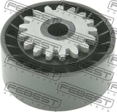 Febest 2487-CLI - Pulley, v-ribbed belt www.autospares.lv