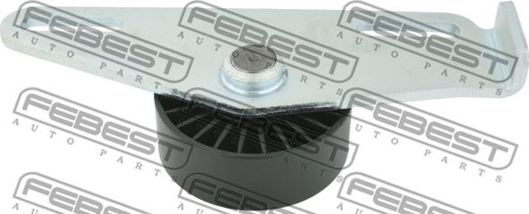 Febest 2487-KANI - Ролик, поликлиновый ремень www.autospares.lv