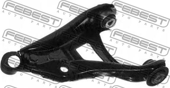 Febest 2424-KANLH - Рычаг подвески колеса www.autospares.lv