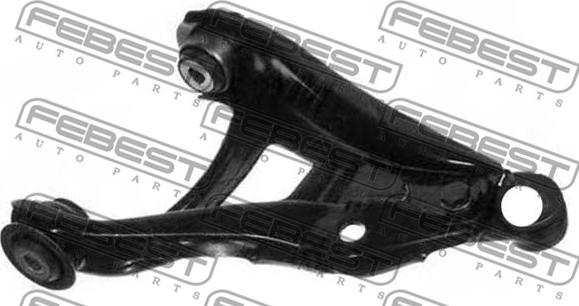 Febest 2424-KANRH - Рычаг подвески колеса www.autospares.lv