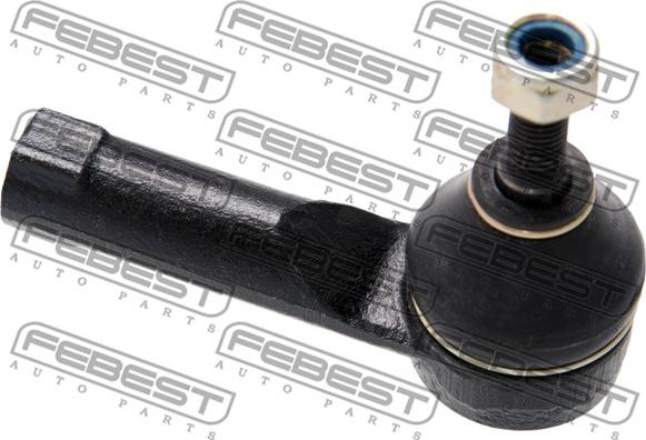 Febest 2421-CLILH - Stūres šķērsstiepņa uzgalis www.autospares.lv