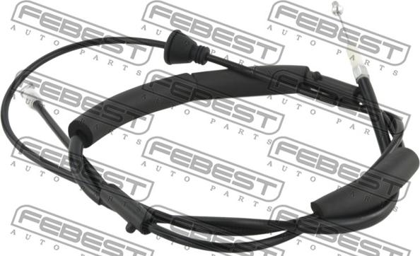 Febest 25101BOXIII - Motora pārsega slēdzenes trose www.autospares.lv