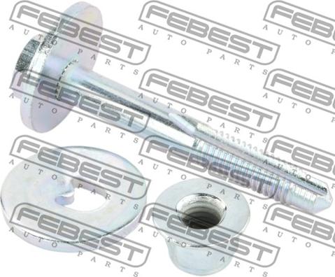 Febest 2529-002-KIT - Riteņu sagāzuma regulēšanas skrūve www.autospares.lv