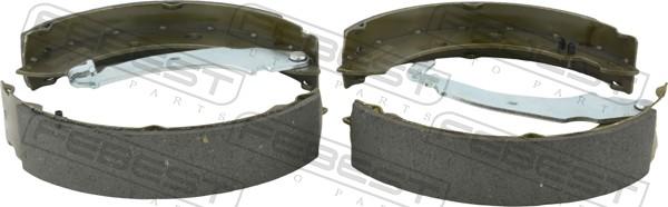 Febest 2602-RAPR - Brake Shoe Set www.autospares.lv