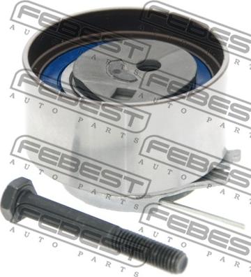 Febest 2087-CAR - Spriegotājrullītis, Gāzu sadales mehānisma piedziņas siksna www.autospares.lv