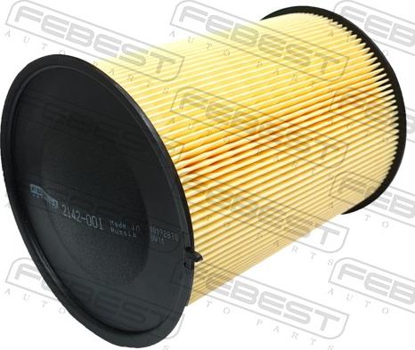 Febest 2142-001 - Air Filter, engine www.autospares.lv