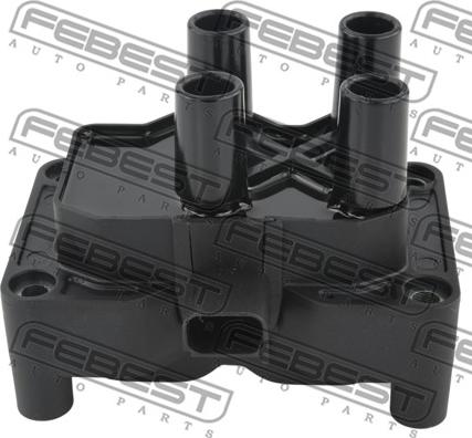 Febest 21640-002 - Катушка зажигания www.autospares.lv