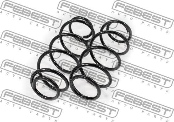 Febest 2108-002F-KIT - Balstiekārtas komplekts, Atsperes www.autospares.lv