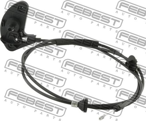 Febest 21101-CB8 - Motora pārsega slēdzenes trose www.autospares.lv