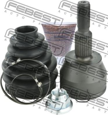 Febest 2110-CB7 - Шарнирный комплект, ШРУС, приводной вал www.autospares.lv