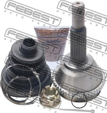 Febest 2110-FYA48 - Šarnīru komplekts, Piedziņas vārpsta www.autospares.lv