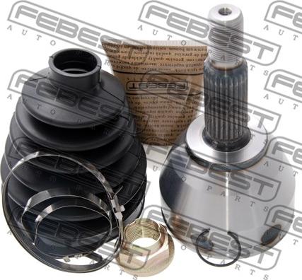 Febest 2110-TRCD - Šarnīru komplekts, Piedziņas vārpsta www.autospares.lv