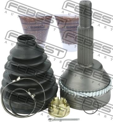 Febest 2110-TRDA48 - Šarnīru komplekts, Piedziņas vārpsta www.autospares.lv