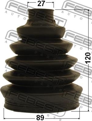 Febest 2117P-CA223 - Bellow, drive shaft www.autospares.lv