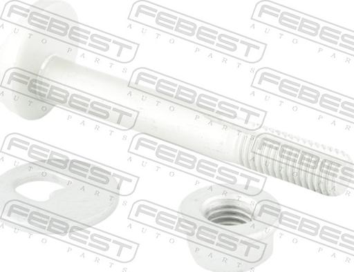 Febest 2129-001-KIT - Riteņu sagāzuma regulēšanas skrūve www.autospares.lv