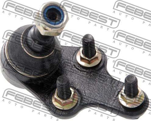 Febest 2120-CB4 - Шаровая опора, несущий / направляющий шарнир www.autospares.lv