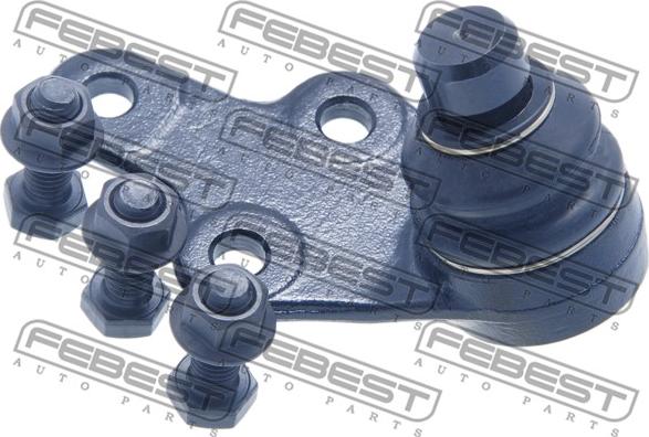 Febest 2120-CB8FR - Шаровая опора, несущий / направляющий шарнир www.autospares.lv