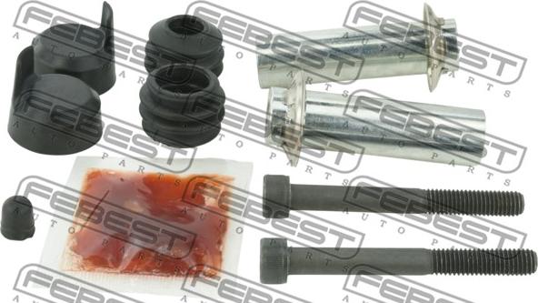 Febest 2174-TT9R - Virzītājčaulu komplekts, Bremžu suports www.autospares.lv