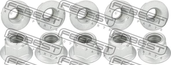 Febest 2398-005-PCS10 - Гайка крепления колеса www.autospares.lv