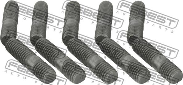 Febest 2398-003-PCS10 - Bolt, exhaust manifold www.autospares.lv