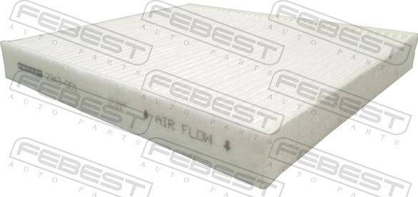 Febest 2343-001 - Filtrs, Salona telpas gaiss www.autospares.lv