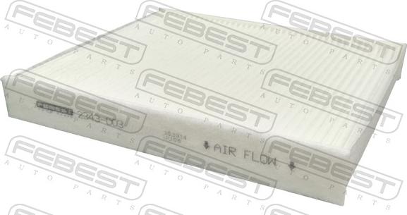 Febest 2343-003 - Filtrs, Salona telpas gaiss www.autospares.lv