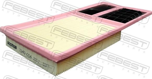 Febest 2342-004 - Gaisa filtrs www.autospares.lv