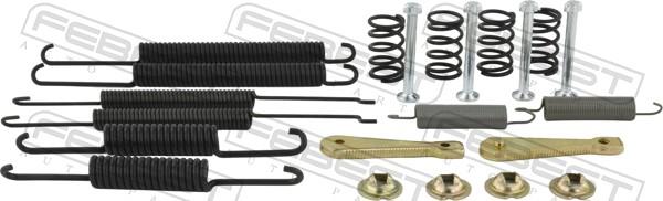 Febest 2304-1JR-KIT - Piederumu komplekts, Stāvbremzes mehānisma bremžu loks www.autospares.lv