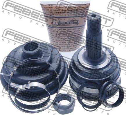 Febest 2310-010 - Шарнирный комплект, ШРУС, приводной вал www.autospares.lv