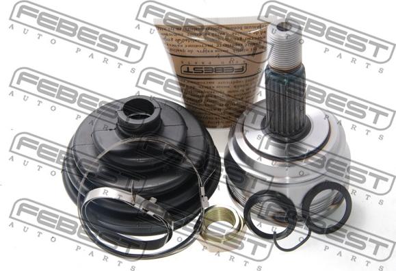 Febest 2310-037 - Šarnīru komplekts, Piedziņas vārpsta www.autospares.lv