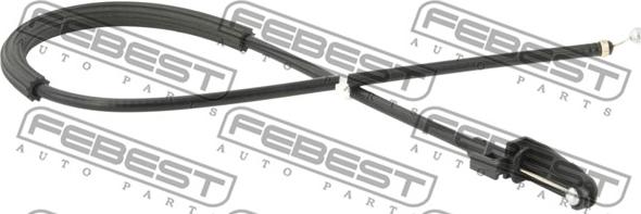 Febest 23101-CCF - Motora pārsega slēdzenes trose www.autospares.lv