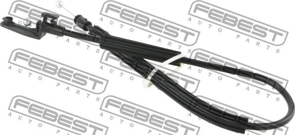 Febest 23101-POL - Motora pārsega slēdzenes trose www.autospares.lv