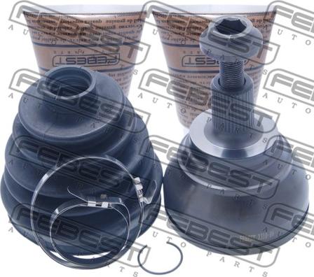 Febest 2310-B6 - Шарнирный комплект, ШРУС, приводной вал www.autospares.lv