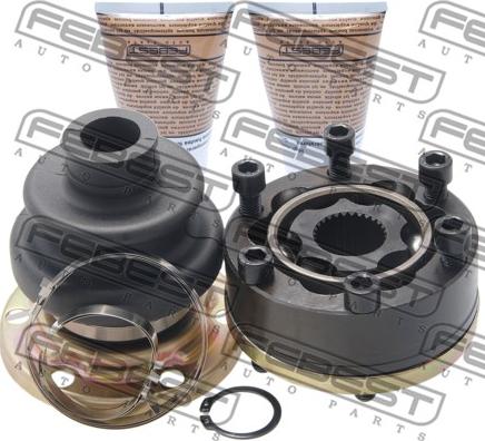 Febest 2311-B6 - Шарнирный комплект, ШРУС, приводной вал www.autospares.lv