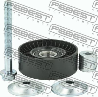 Febest 2388-CFNA - Pulley, v-ribbed belt www.autospares.lv