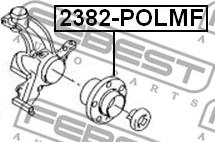 Febest 2382-POLMF - Riteņa rumba www.autospares.lv