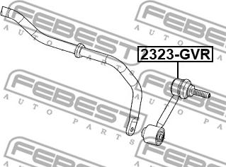 Febest 2323-GVR - Stiepnis / Atsaite, Stabilizators autospares.lv