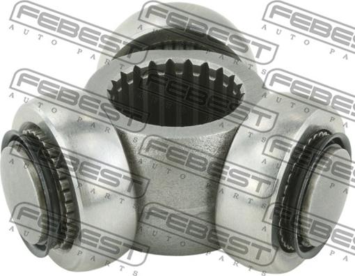 Febest 2216-CER - Трипоид, муфта с шипами, приводной вал www.autospares.lv