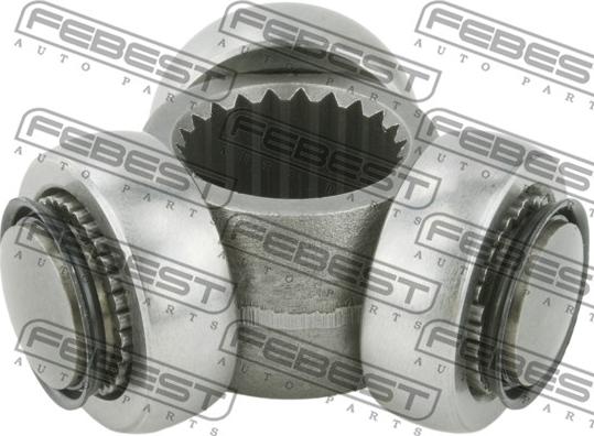 Febest 2216-SPA - Трипоид, муфта с шипами, приводной вал www.autospares.lv