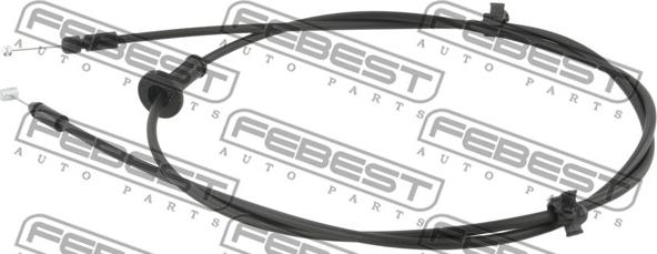 Febest 22101-D4L - Motora pārsega slēdzenes trose www.autospares.lv