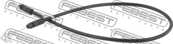 Febest 22101-D4S - Motora pārsega slēdzenes trose www.autospares.lv