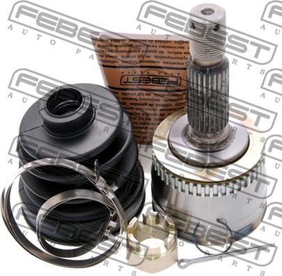 Febest 2210-CER16A44 - Šarnīru komplekts, Piedziņas vārpsta www.autospares.lv