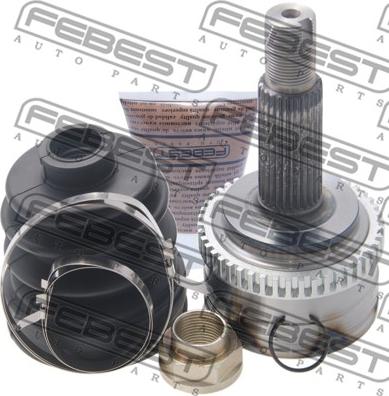 Febest 2210-CERA46 - Шарнирный комплект, ШРУС, приводной вал www.autospares.lv