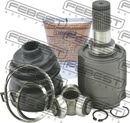 Febest 2211-EDLH - Шарнирный комплект, ШРУС, приводной вал www.autospares.lv