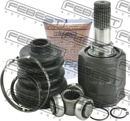 Febest 2211-SORR - Шарнирный комплект, ШРУС, приводной вал www.autospares.lv