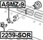 Febest 2239-SOR - Atloks, Kardānvārpsta www.autospares.lv