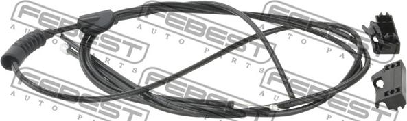 Febest 2799-HCS80 - Motora pārsega slēdzenes trose www.autospares.lv