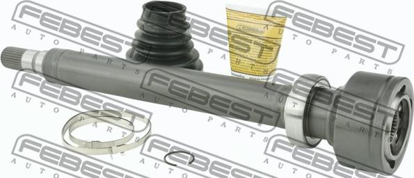 Febest 2711-XC60S6RH - Šarnīru komplekts, Piedziņas vārpsta www.autospares.lv