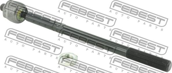 Febest 2722-XC60 - Aksiālais šarnīrs, Stūres šķērsstiepnis www.autospares.lv