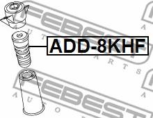 Febest ADD-8KHF - Gājiena ierobežotājs, Atsperojums autospares.lv